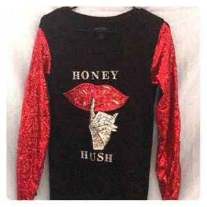 Ladies custom “Honey Hush” shirt